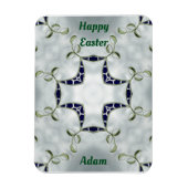 ADAM ~ Groen en Blauw Pasen ~ kaartmagneet ~ Magneet (Verticaal)