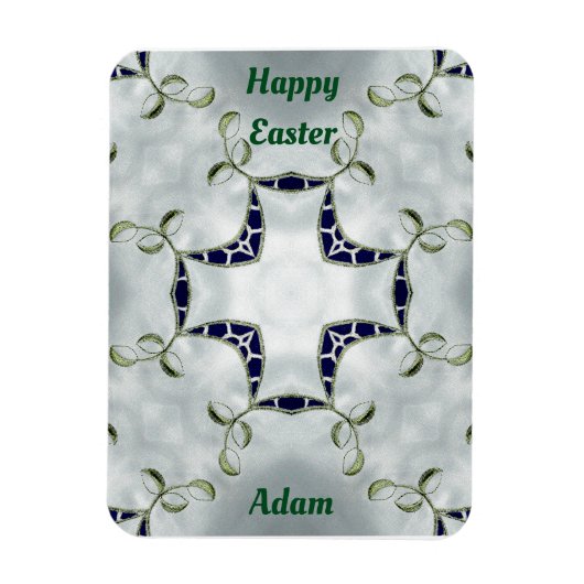 ADAM ~ Groen en Blauw Pasen ~ kaartmagneet ~ Magneet (Verticaal)