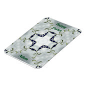 ADAM ~ Groen en Blauw Pasen ~ kaartmagneet ~ Magneet (Linkerzijde)