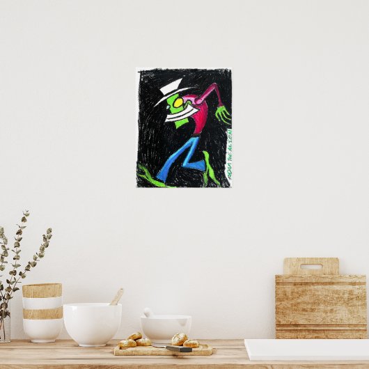 Adam het Alien-Poster Poster (Keuken)