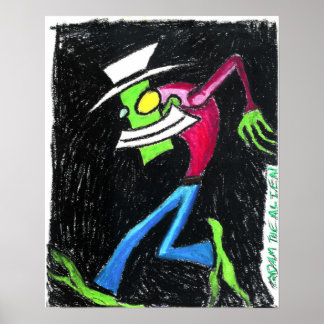 Adam het Alien-Poster Poster