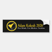 Adam Kokesh 2020 Bumpersticker (Voorkant)