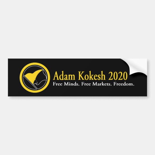 Adam Kokesh 2020 Bumpersticker (Voorkant)