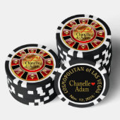 Adam Las Vegas Casino Chip | rood goud (Opstapeling)