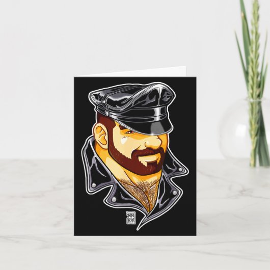 Adam Likes Leather Hat  Kaart (Voorkant)