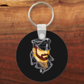 Adam Likes Leather Hat Sleutelhanger (Voorkant)