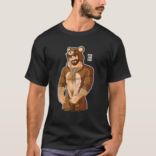 Adam Likes Teddy Bears T-shirt (Voorkant)