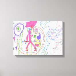 Adam Moyer Originele "ZZZ's" Zeldzaam Canvas Afdruk