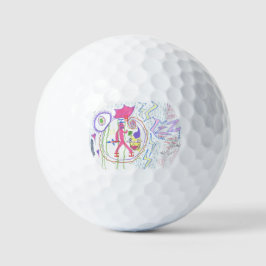Adam Moyer Originele "ZZZ's" Zeldzaam Golfballen