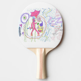 Adam Moyer Originele "ZZZ's" Zeldzaam Tafeltennisbatje