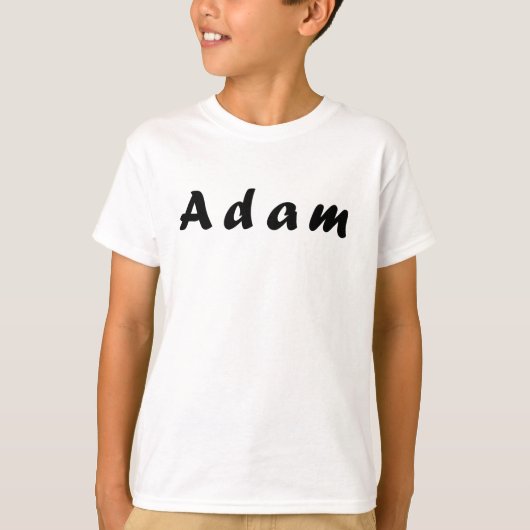 Adam, naam voor Adam T-shirt (Voorkant)