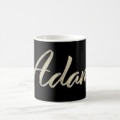Adam Name whitegold Tasse Teetasse Kaffeetasse Koffiemok (Center)