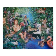 Adam Naming Animals & Uiterlijk van Eve Prints