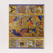 ADAM NAMING DIEREN, MEDIEVAL BESTIARY, DEERS, LION LEGPUZZEL (Verticaal)