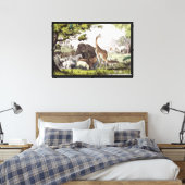 Adam noemt de schepselen canvas afdruk (Insitu (Slaapkamer))