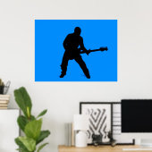 Adam op gitaar poster (Thuiskantoor)