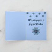 ADAM ~ Paaskaart ~ Shades of Blue and White Feestdagen Kaart (Binnen)