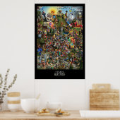 Adam Parsons ART - Tijden van Rijm - Poster (Keuken)