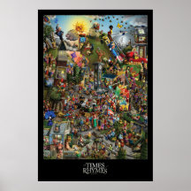 Adam Parsons ART - Tijden van Rijmen - Poster