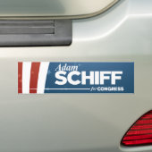 Adam Schiff Bumpersticker (Op auto)