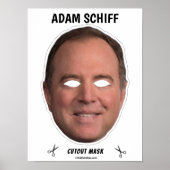 ADAM SCHIFF Halloween Masker Poster (Voorkant)