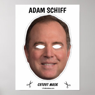 ADAM SCHIFF Halloween Masker Poster