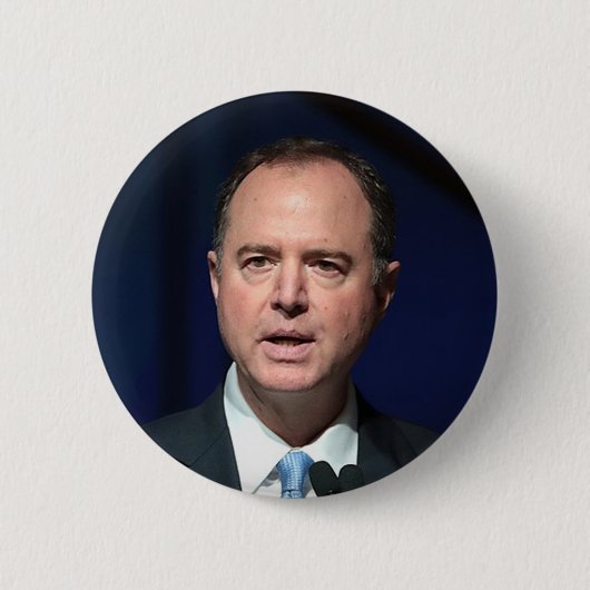 Adam Schiff Ronde Button 5,7 Cm (Voorkant)