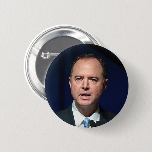 Adam Schiff Ronde Button 5,7 Cm (Voorkant /achterkant)