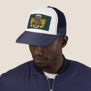 Adam Scottish Tartan & Badge Trucker Hat Pet