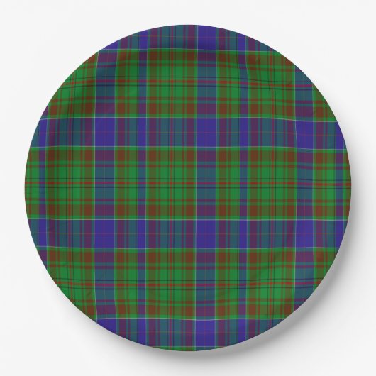 Adam Scottish Tartan Papieren Bordje (Voorkant)