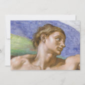 Adam, Sistine Chapel van Michelangelo Bedankkaart (Voorkant)