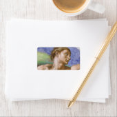 Adam, Sistine Chapel van Michelangelo Etiket (Insitu)