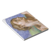 Adam, Sistine Chapel van Michelangelo Notitieblok (Schuin)