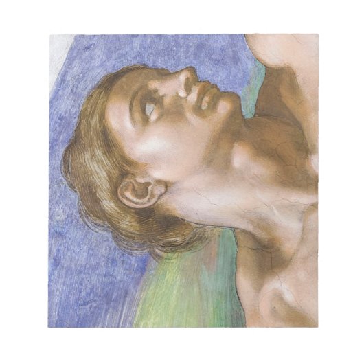 Adam, Sistine Chapel van Michelangelo Notitieblok (Voorkant)
