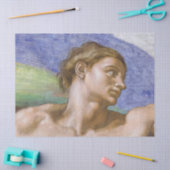 Adam, Sistine Chapel van Michelangelo Tissuepapier (Craft)