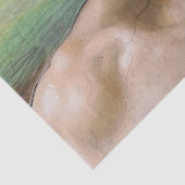 Adam, Sistine Chapel van Michelangelo Tissuepapier (Detail)