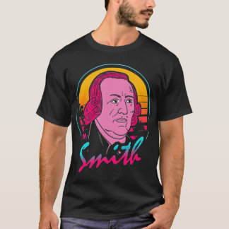 Adam Smith   80s Retro  T-shirt