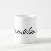 Adam Smith handtekening Koffiemok (Center)