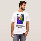 Adam Smith, "Het is niet van de goedwillende...".. T-shirt (Voorkant volledig)