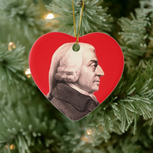 Adam Smith Keramisch Ornament (Boom)
