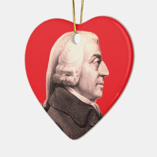 Adam Smith Keramisch Ornament (Links)