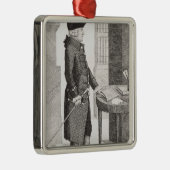 Adam Smith Metalen Ornament (Rechts)