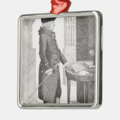 Adam Smith Metalen Ornament (Links)