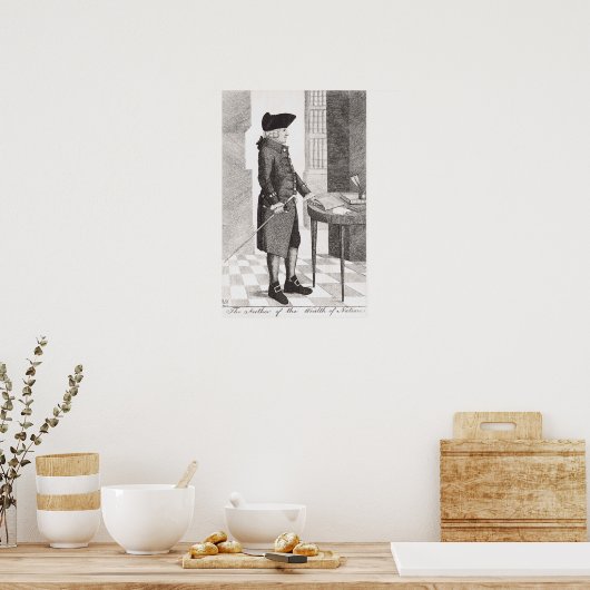 Adam Smith Poster (Keuken)