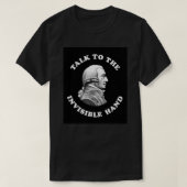 Adam Smith - praat met de onzichtbare hand - grapp T-shirt (Design voorkant)