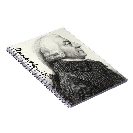 Adam Smith Profile (met handtekening) Notitieboek (Rechterzijde)