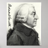 Adam Smith Profile (met handtekening) Poster (Voorkant)