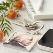 Adam Smith Profile/signature Sleutelhanger (Voorkant Rechts)