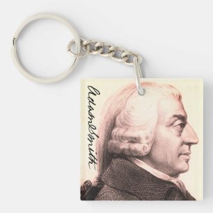 Adam Smith Profile/signature Sleutelhanger
