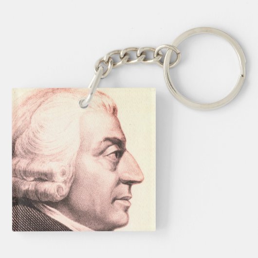 Adam Smith Profile/signature Sleutelhanger (Achterkant)